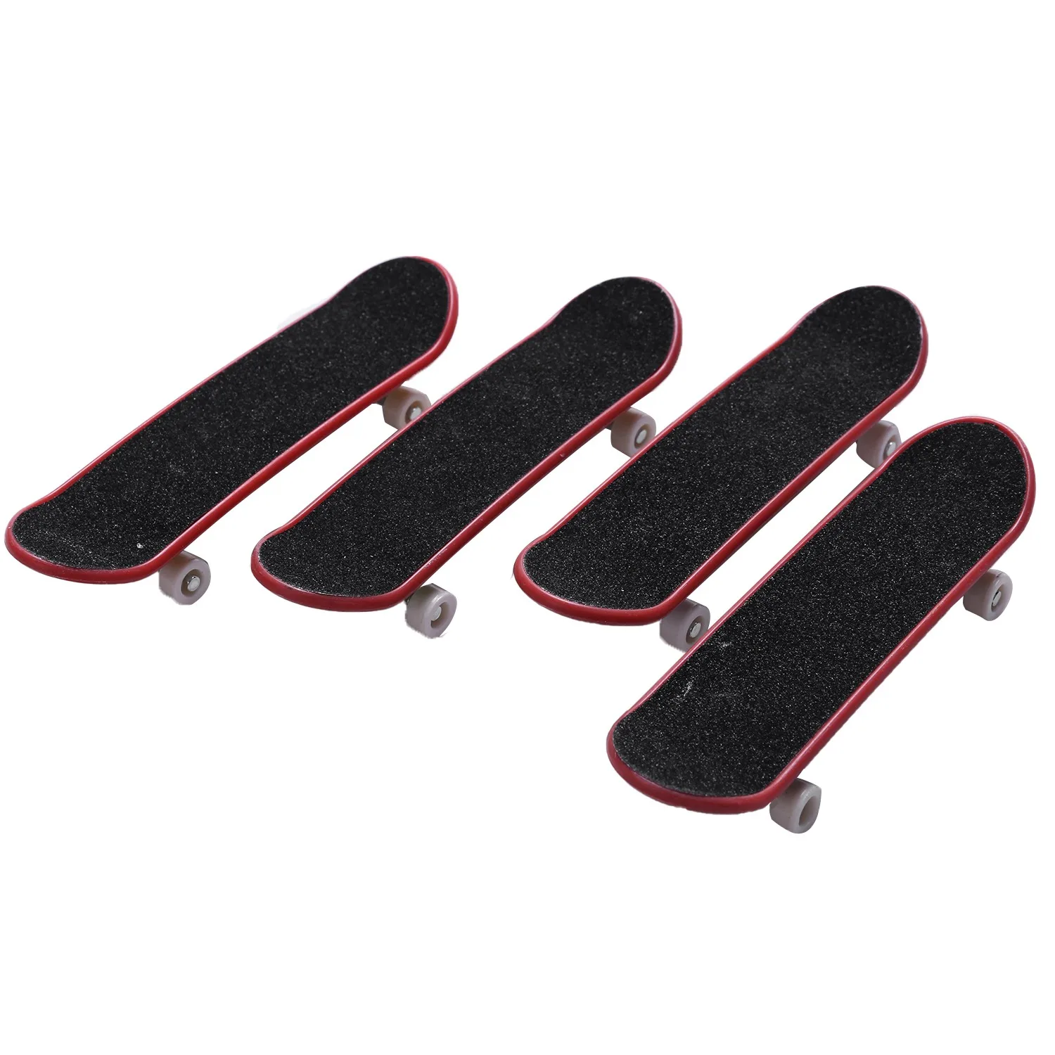 4 Pcs Professional Mini Fingerboards/ Finger Skateboard, Unique Matte (Random Patterns and Colors)