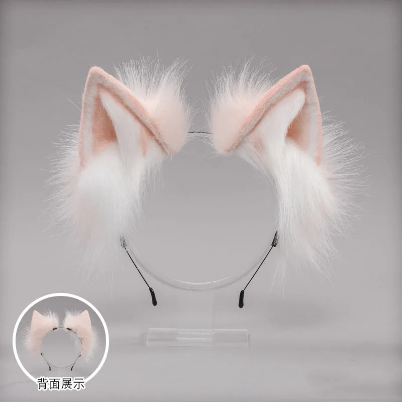 Honkai Star Rail Jiaoqiu Game Cosplay Ear Short And Long Two Style Foxian Xianzhou Yaoqing Feixiao Halloween Party Accessories