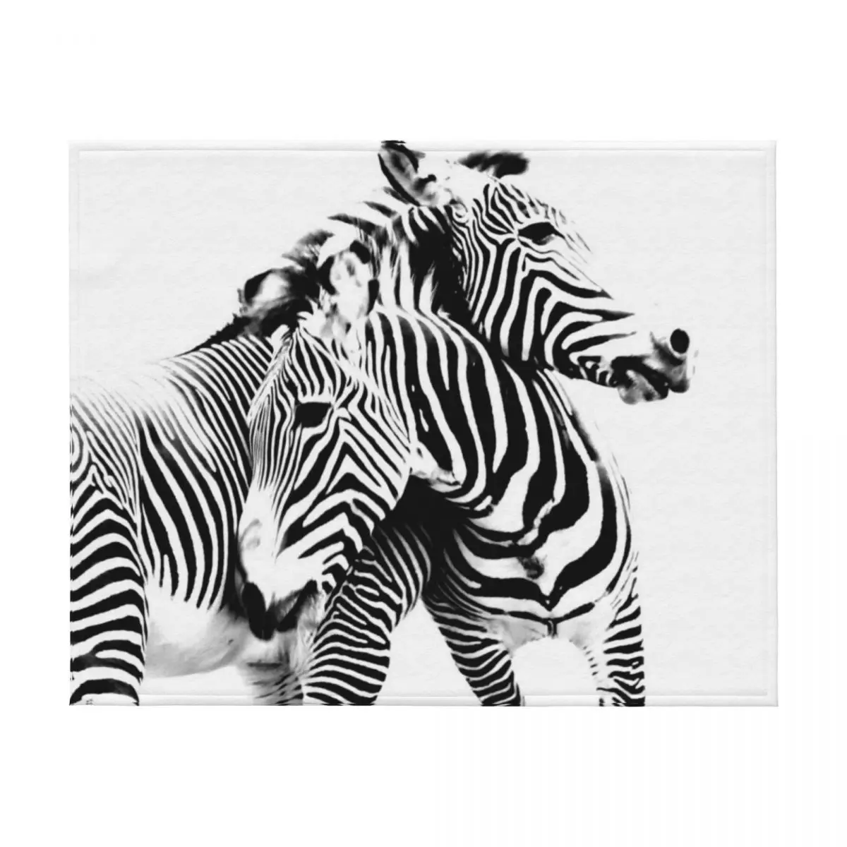 جريف زيبرا رمي البطانيات وبطانيات المانجا لبطانيات لحاف السرير #2