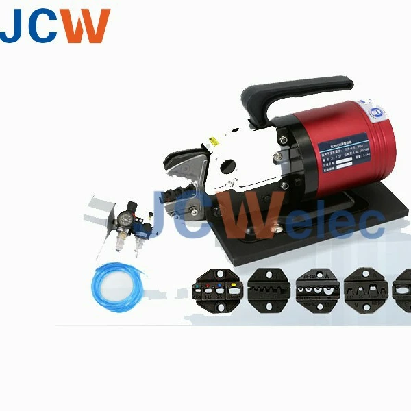 

JCW-320E Полуавтоматические пневматические щипцы для проводов Инструмент для обжима свободных клемм Оборудование для производства кабелей