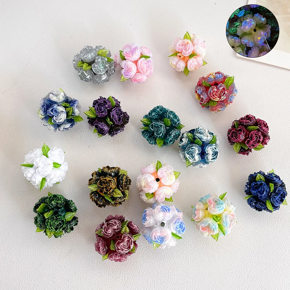 

Сердечный дизайн 50 шт. 22*22 мм в форме цветка/модные бусины/бусины «сделай сам»/ручная работа/светящийся эффект/фурнитура и компоненты для ювелирных изделий # 19846