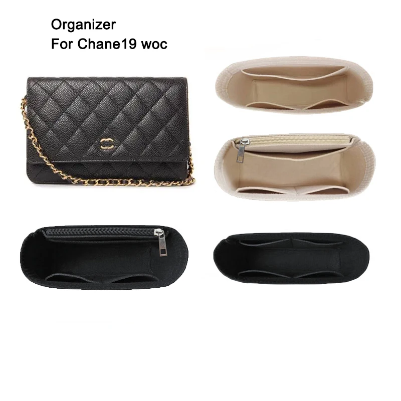 Organizer na torebki Chane19 Designer CC 19 |   Dopasuj portfel na łańcuszku WOC Sholouder Bags Wewnętrzna wkładka, Tote Liner Shaper