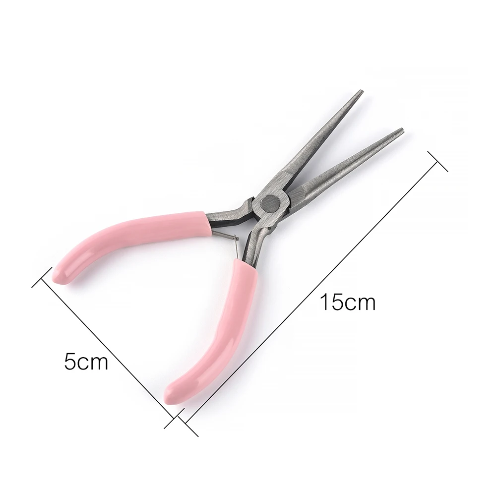 1pc Long Pointed C Curve Pincher Pliers Nail Clip Shaping Steel Nail Art Tweezer for UV Gel Tips Nails Extension Manicure Tool