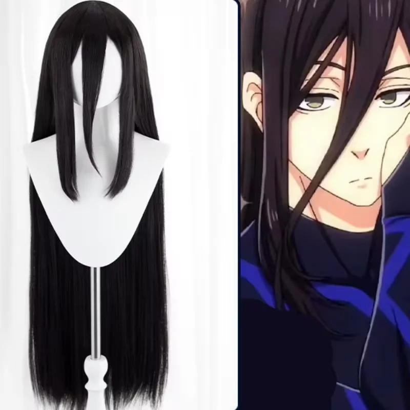 Pelucas de Anime Blue Lock Aryu, pelucas de Cosplay de fútbol Aryu Jyubei, accesorios de actuación para fiesta de Halloween Aryu