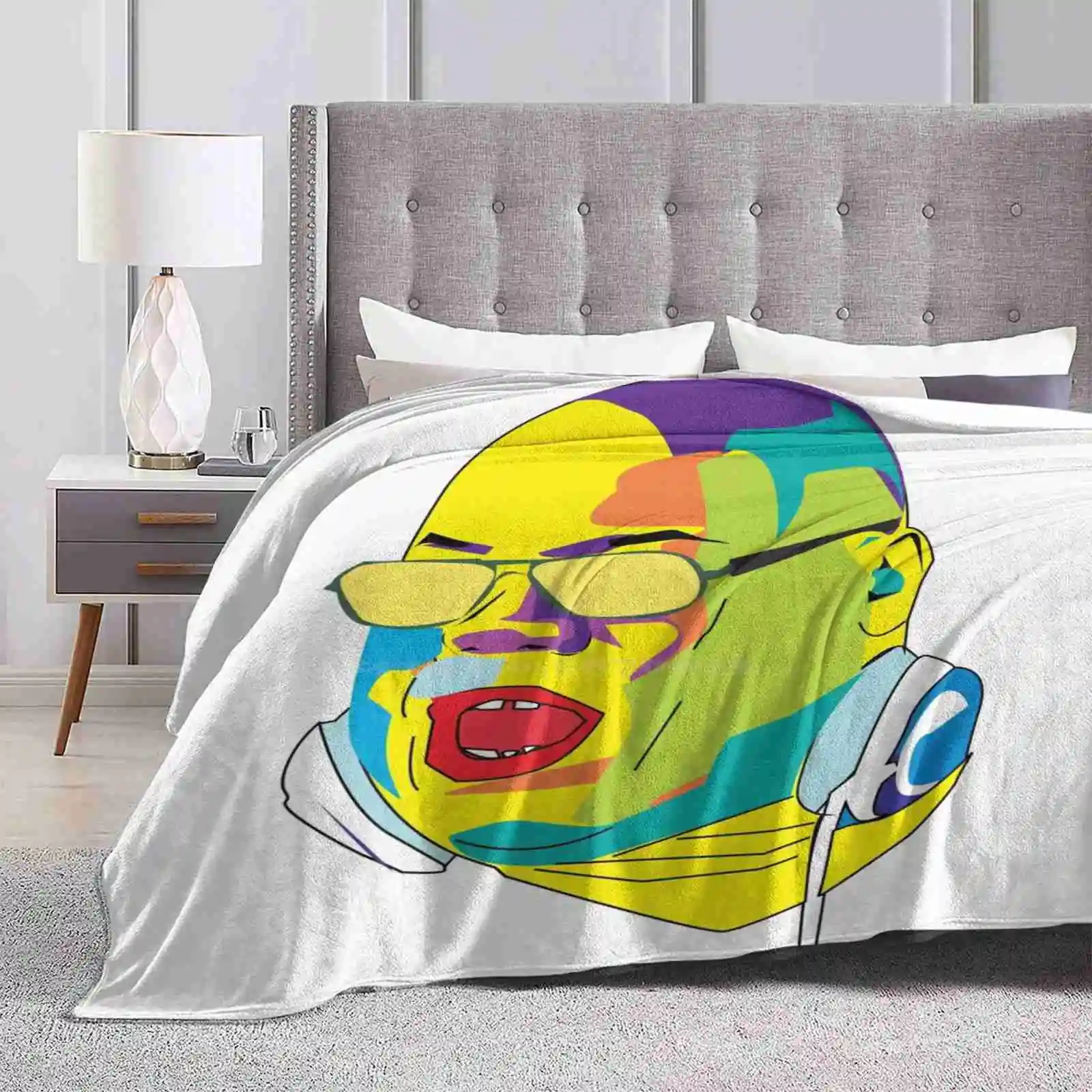 Cox Blanket Soft Warm Travel Portable Blanket Carl Cox House Techno Dj