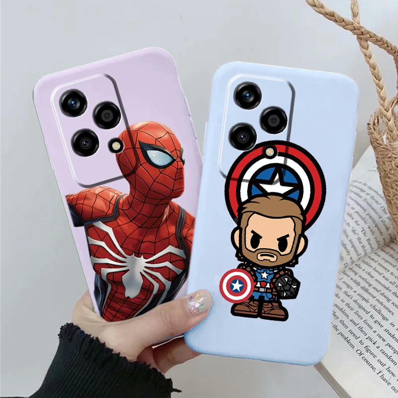 For Honor 90 Lite 200 Pro 200 Lite 200 Smart Paly 6 Plus X7C X9b Magic 6 Lite X8b X6b X5b X5 Plus Marvel Spiderman Phone Case