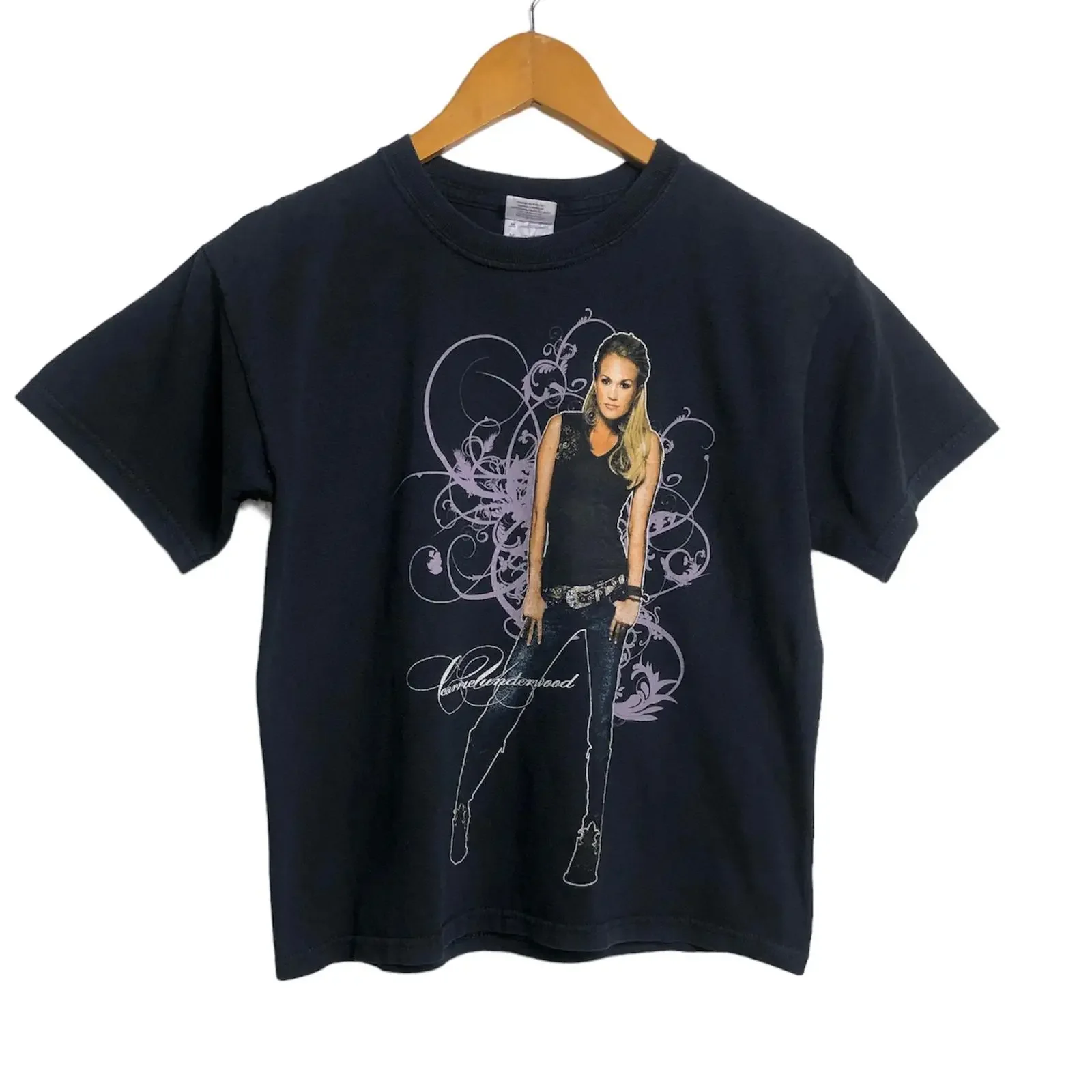 Vintage Carrie Underwood Carnival Ride Tour Promo Album Concert T Shirt Medium Size vintage Washed Breathable graphic