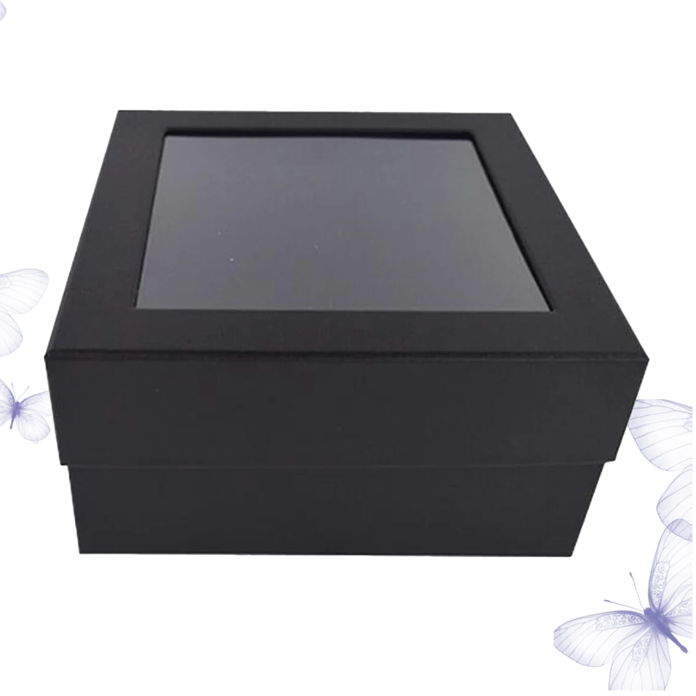 

Jewelry Box Watches Rings Earrings Large Capacity Storage Container Gifts ganizer Dust Proof Scratch Proof Practical Case Window