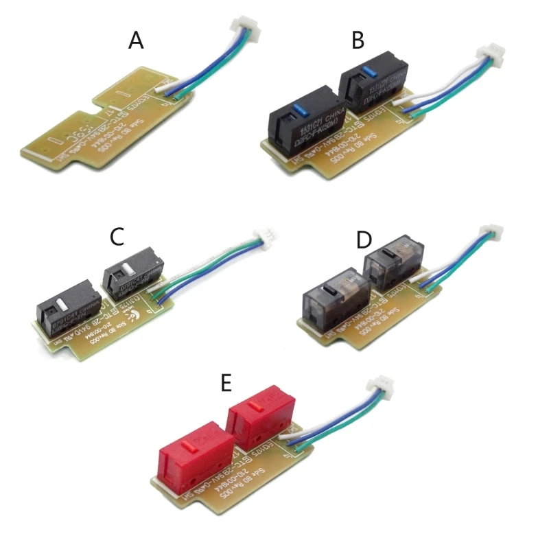 1 مجموعة أجزاء إصلاح الماوس ل G304 الماوس الجانب مفاتيح اللوحة الأم الجمعية لوحة دوائر كهربائية كابل مرن