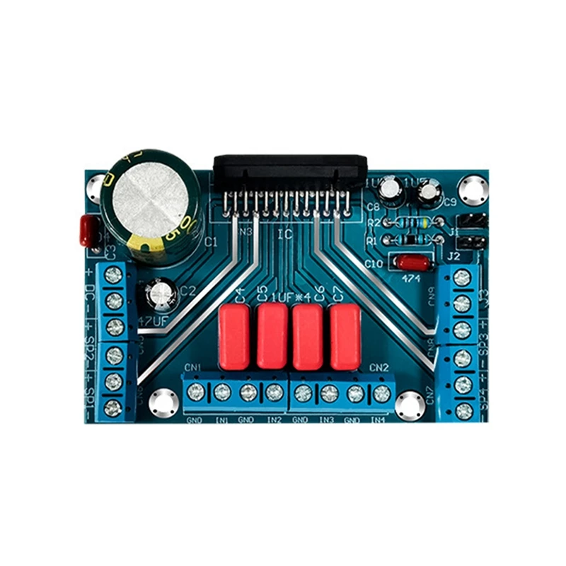 TDA7388 4X41W Four-Channel V6 Upgraded Version Of Car Special IC Bluetooth Audio Amplifier Board DC12-14.5V