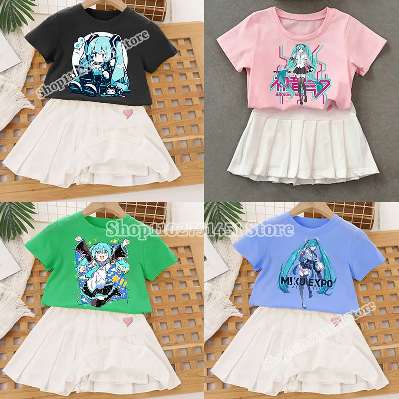 conjunto-de-t-shirt-com-estampa-kawaii-cartoon-hatsunes-miku-e-saia-plissada-vestidos-uniformes-para-criancas-roupas-de-cantora-virtual-idol