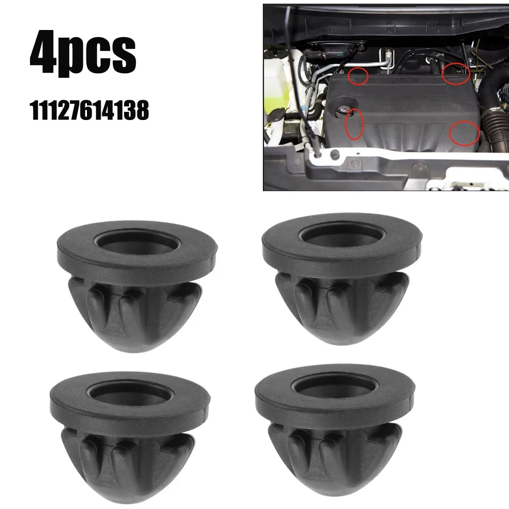 1/4pcs Engine Cover Engine Hood Bump Stop Trim Rubber Mount Grommet Bush Bump Stop 11127614138  For MS For BMW Motorsport