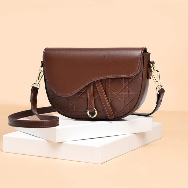 

Luxury Brand Classic Messenger Bag, Leather Crossbody Handbag For Women, Ladies Shoulder Bag Popular Item