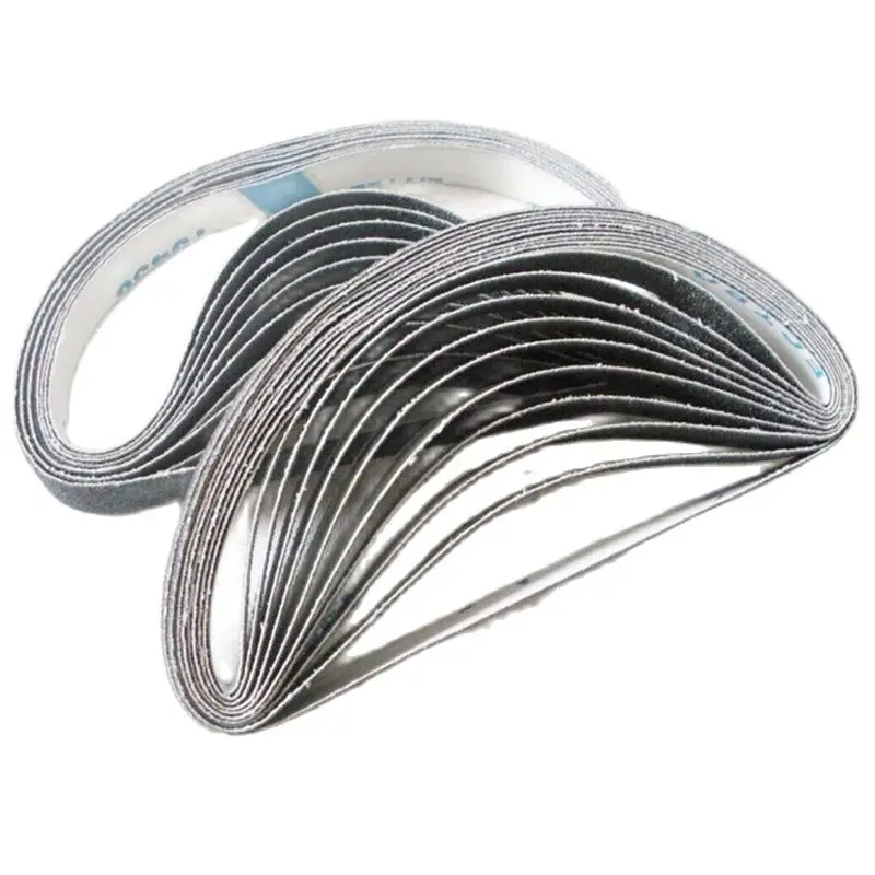 Cinturones de lijado abrasivos accesorios para carpintería de metal lijadora neumática máquina lijadora neumática cinta de aire lijadora de papel