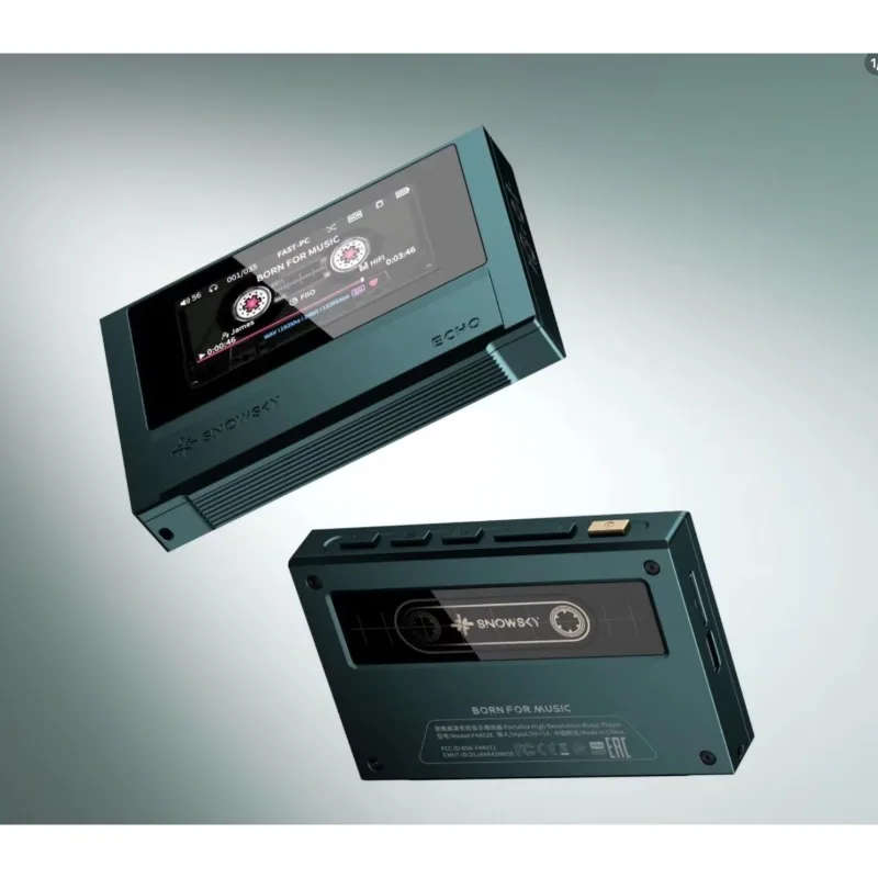 FiiO SnowSky Echo 블루투스 MP3 워크맨 HiFi 순수 음악 플레이어 15시간 재생 3.5mm 4.4mm 헤드폰 출력 워크맨 새로운 색상