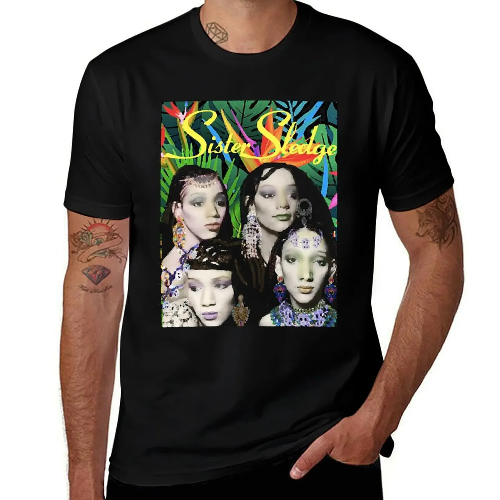 SISTER SLEDGE T-Shirt man t shirt summer shirt sublime anime shirt t for men