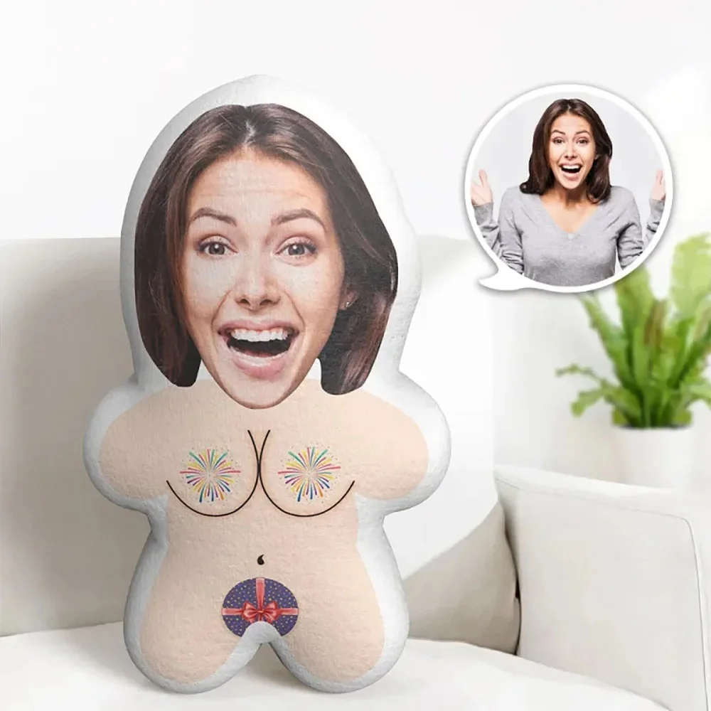 1pc Custom Face Pillow ,Personalized Photo Stuffed Pillow ,Sexy Fun Male Body Pillow,Female Body Pillow ,Valentine's Day Gifts