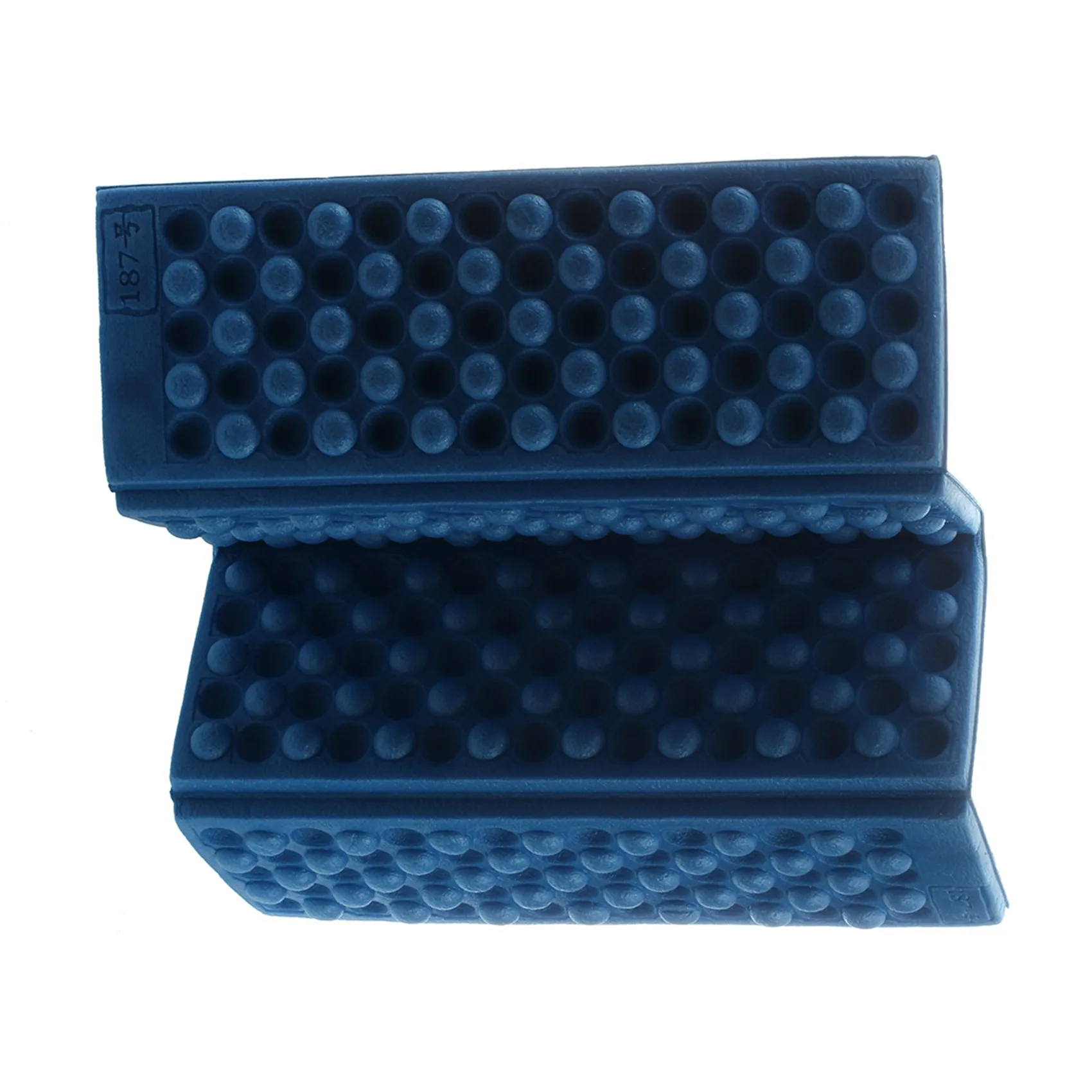 PZHI-4X Personalized Folding Foam Waterproof Seat Pad Chair Cushion (Blue)