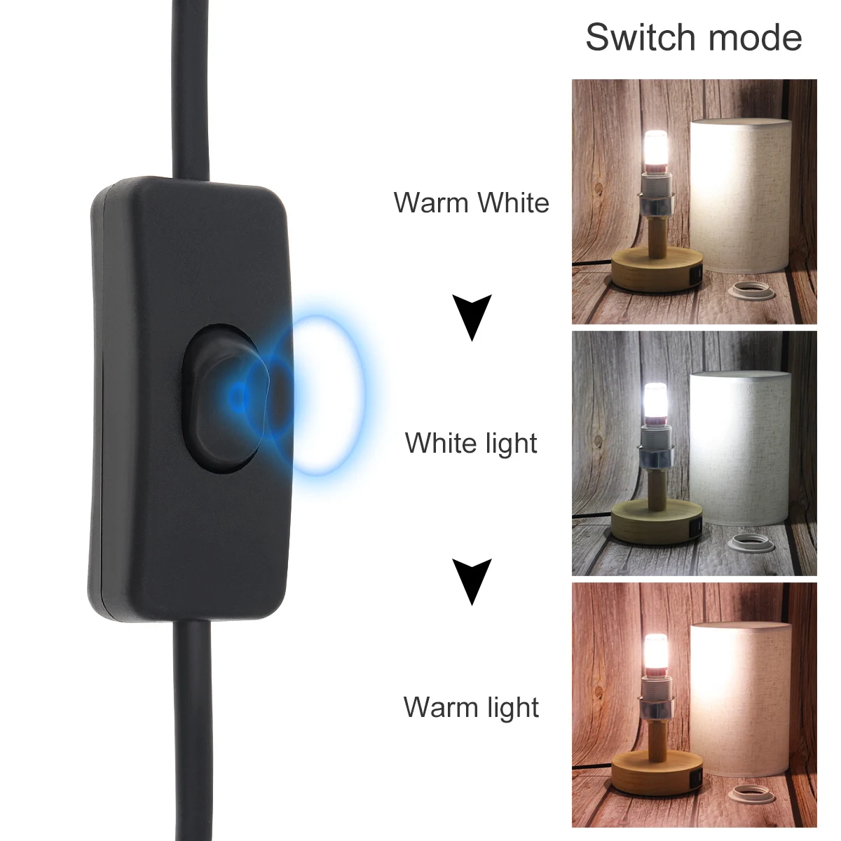 Imagem -04 - Pode Ser Escurecido Luz da Noite Lâmpada de Cabeceira 12w Led Candeeiros Mesa Madeira com Portas Carregamento Usb para o Quarto Estudo Sala Estar Iluminação