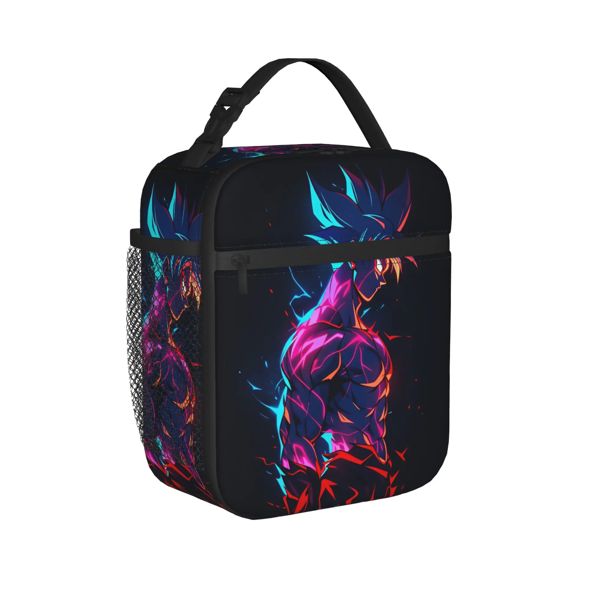 Son Goku Lunch Bag Dragons Balls Outdoor Picnic Lunch Box For Child Casual Thermal Lunch Bags Oxford Portable Zipper Cooler Bag