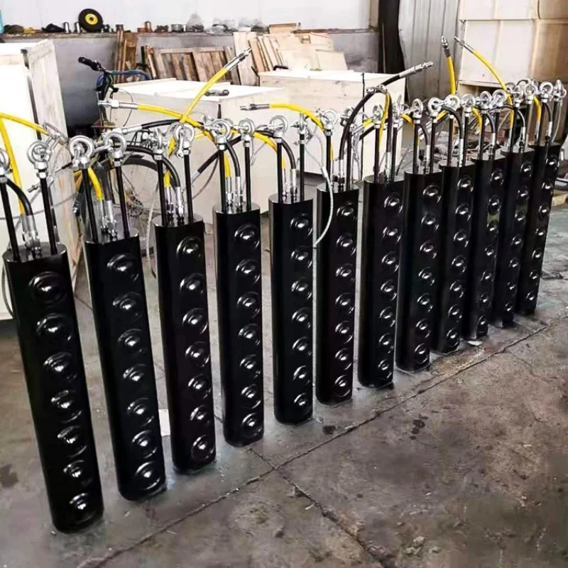 Professional Hydraulic Rock Splitting Machine Diesel Power Piston Type Mountain Splitting Hydraulic Rock Splitter Rod