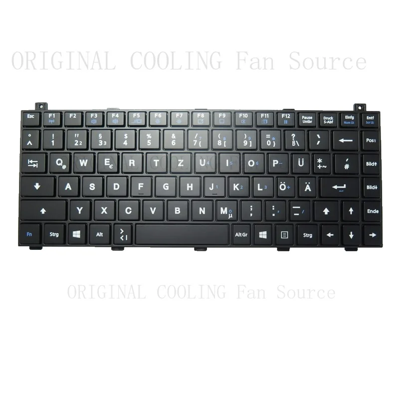 R+  NO Backlit Keyboard For Getac V110 G6 G7 V110G6 V110G7 German GR Black Frame New