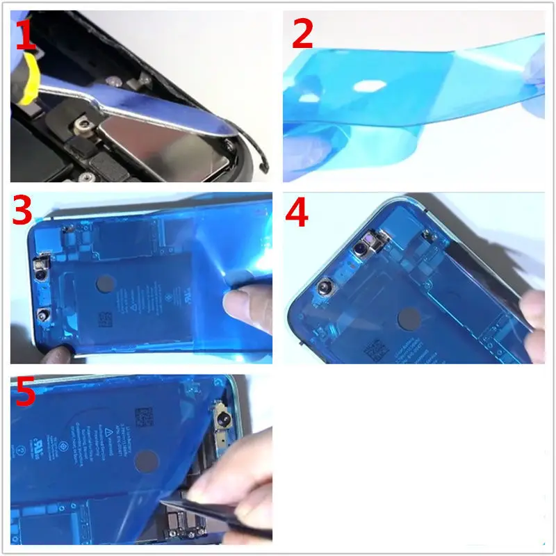 2 Stück/Set Wasserdichtes Klebeband Batterie-Aufkleber Reparatur-Set für iPhone 11 12 13 14 15 Mini Plus Pro Max Bildschirmrahmen-Dichtung – Detail 4