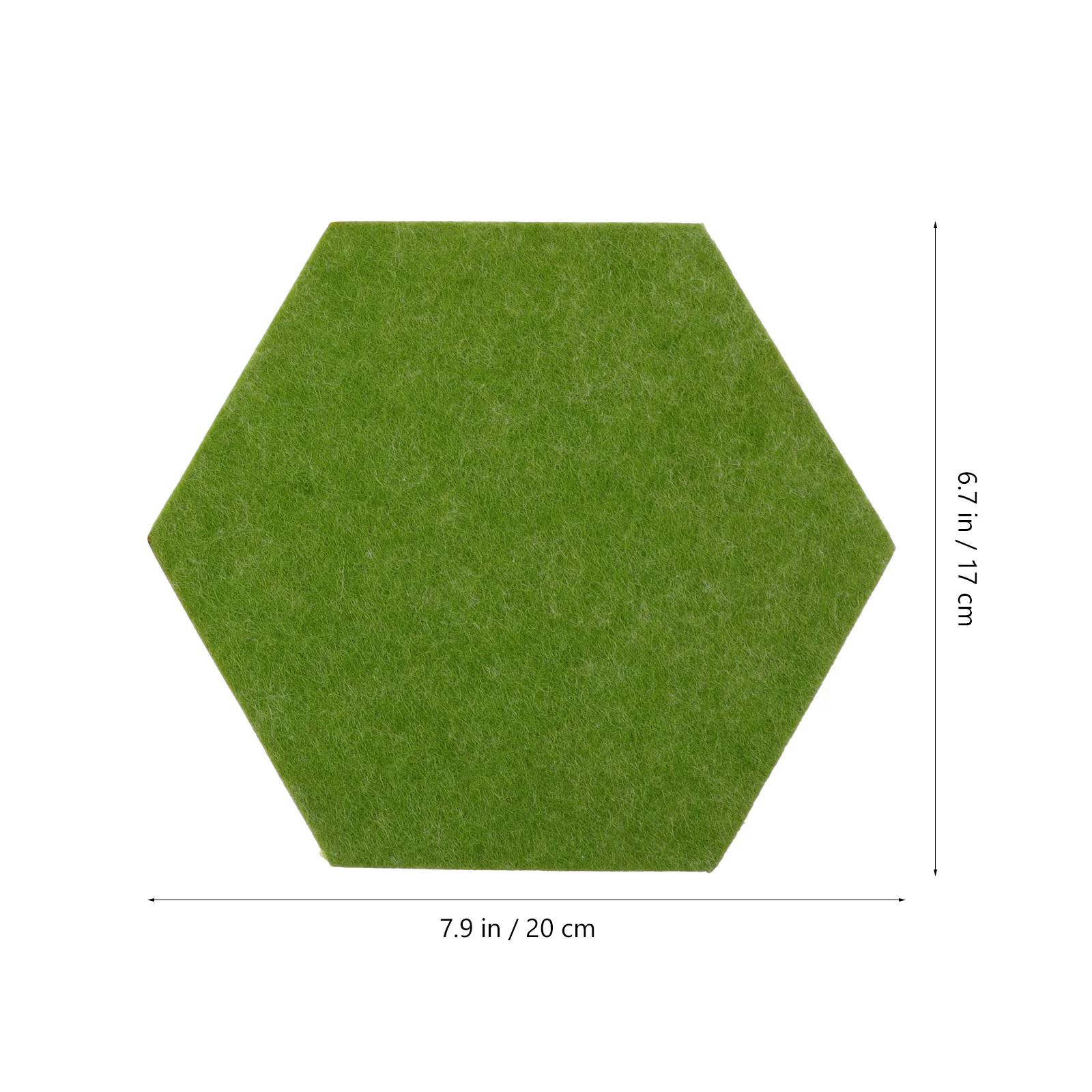 

8Pcs Wall Hanging Hexagon Felt Board Multi Use Bulletin Board for Messages Pictures Goals Bright Colors Room Decoration