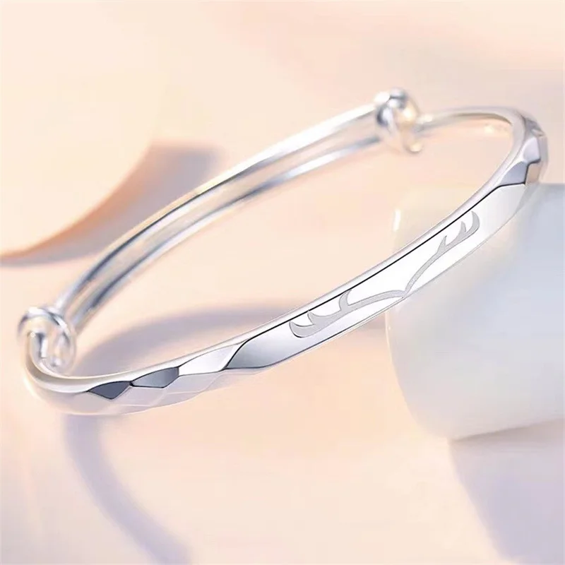 

Luxury Domineering Silver BANGLES Female One Deer Has You Thai Silver Bracelet S999 Silver, Tanabata Birthday Silver Gift