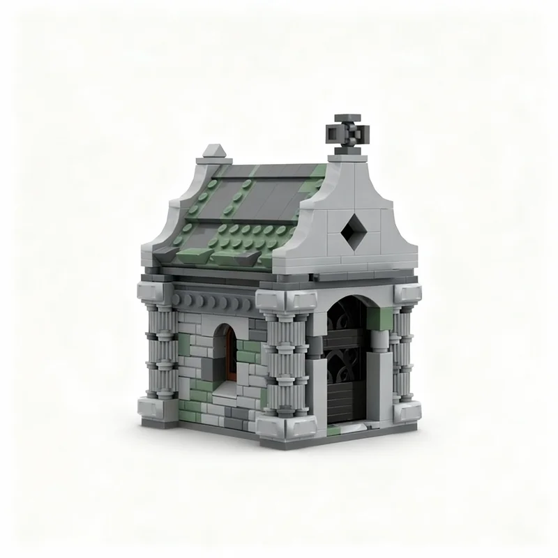 

396pcs MOC Chapel Castle Model Building Blocks Construction Toy Christmas Gifts DIY Creative Idea Education Assemble Birthday