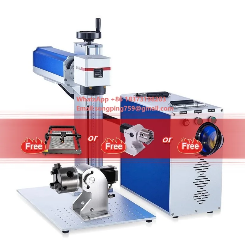 

Manufacturers Metal 20w 50w 100w Fiber La ser Marking Jewelry Engraving Machine