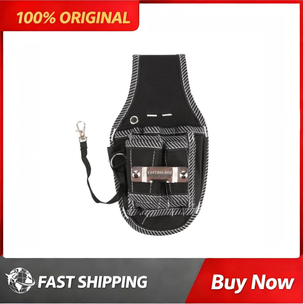 

Twill Insert Sleeve Maintenance Waist Bag Waist Hanging Tool Pouch Simple Multifunctional Electrician Waist Pack Wear Resistant