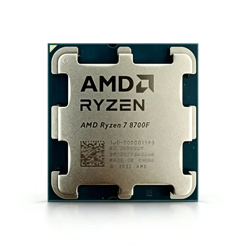 Silent Gaming Desktop CPU R7 8700F 65W TDP Zen4 Architecture AM5 Without Heatsink view 2