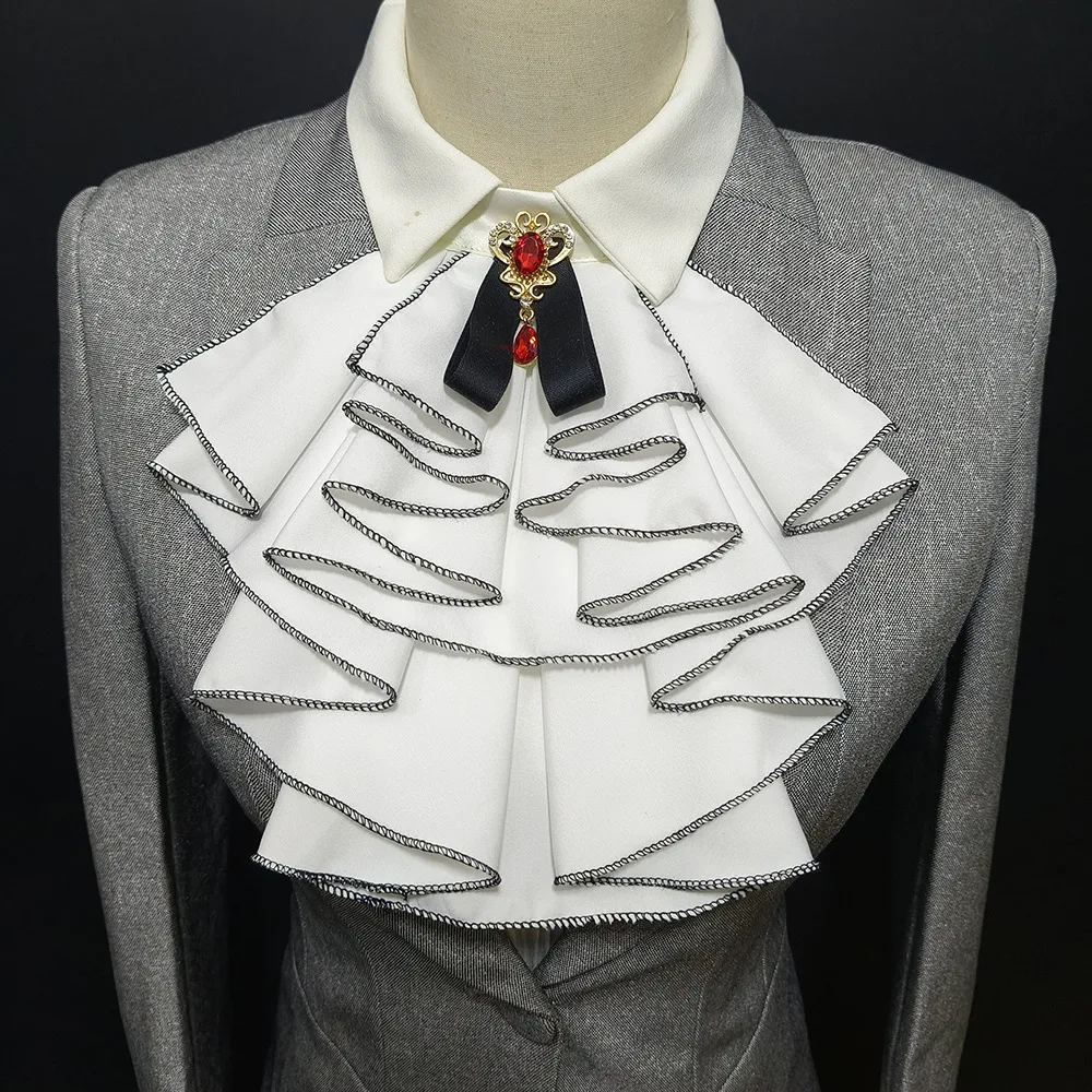 Kép 3: Multi‑layered Nyakkendő Előke Ál- Csőbilincs számára shirts Európa Amerika stílusú Négy seasons bestway manöken