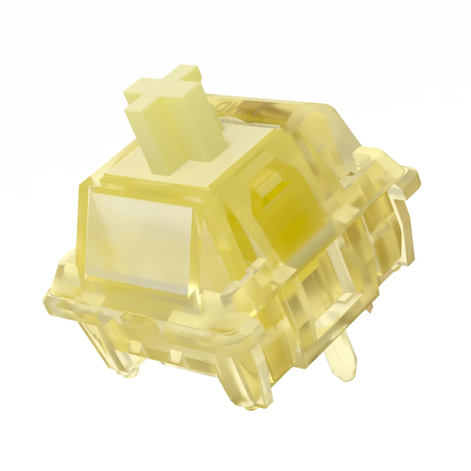 Imagem -02 - Linear mx Switches para Gamer Teclado Mecânico pc Pom Kit Faça Você Mesmo Personalizado Acessórios para Jogos Fábrica Lubed Mmd Tinta Amarelo 53g
