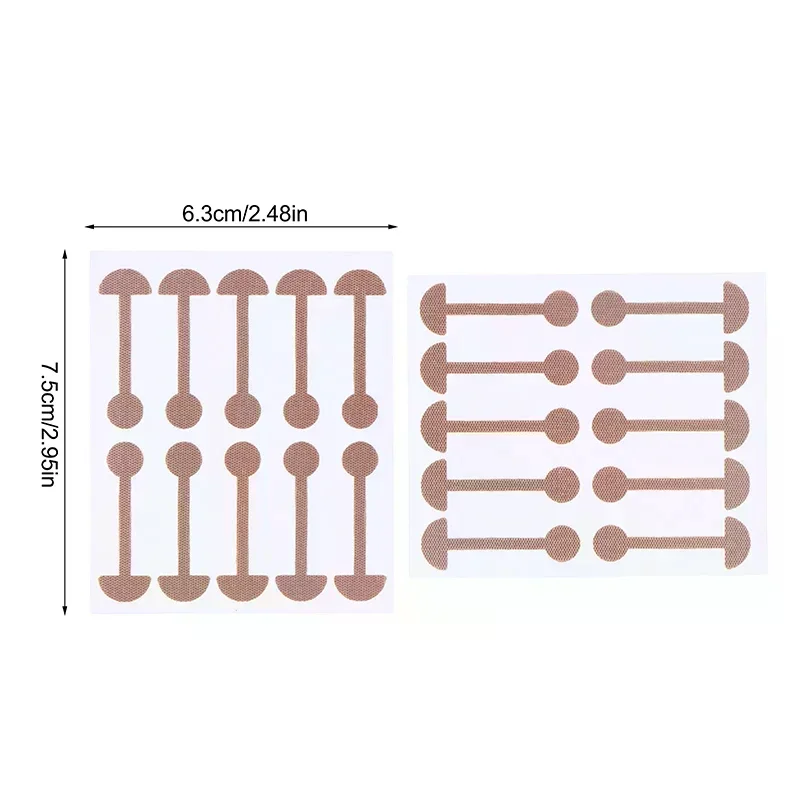 تقلص الأنف الجناح ملصقات غير مرئية الأنف يتقلص التصحيح خاص ضيق الأنف شرائط ملصق العناية بالوجه أداة الأنف المشكل رفع #5
