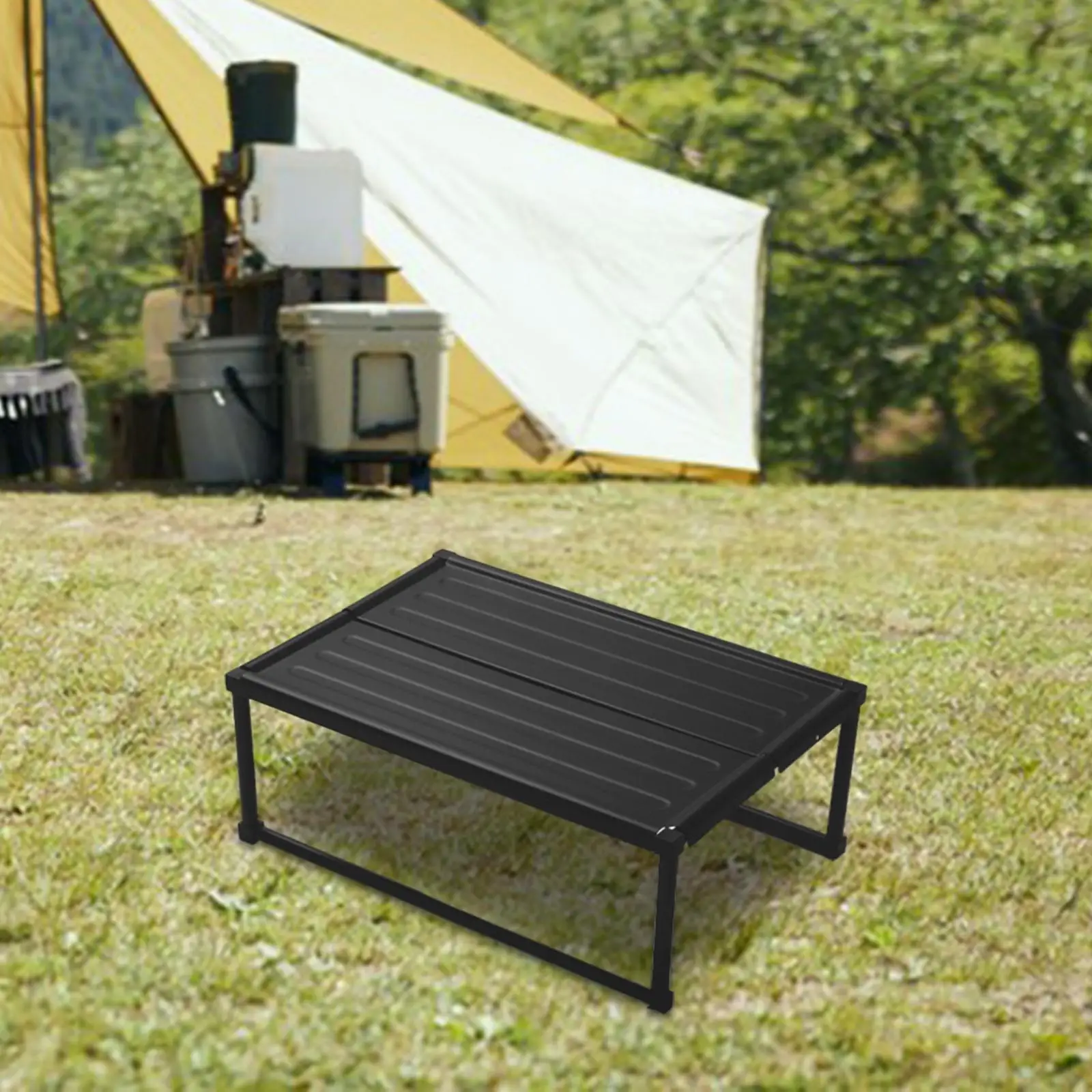 Outdoor Folding Table Detachable Sturdy Camp Table for Outdoor Barbecue Yard