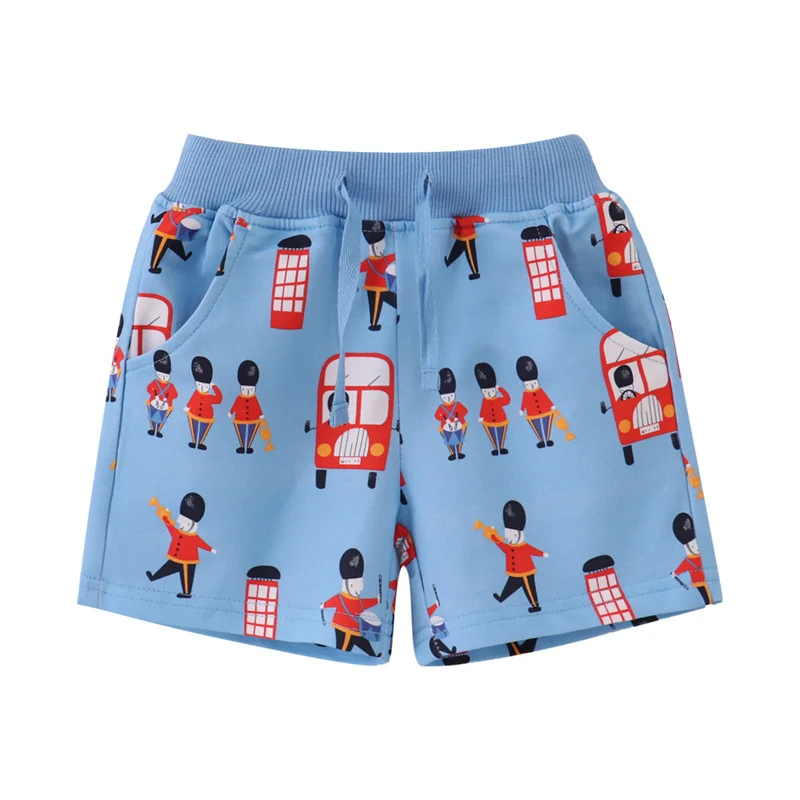 

2-7T Summer Shorts All Print Drawstring Baby Girls Short Pants Cartoon Short Pants Children's Kids Trousers