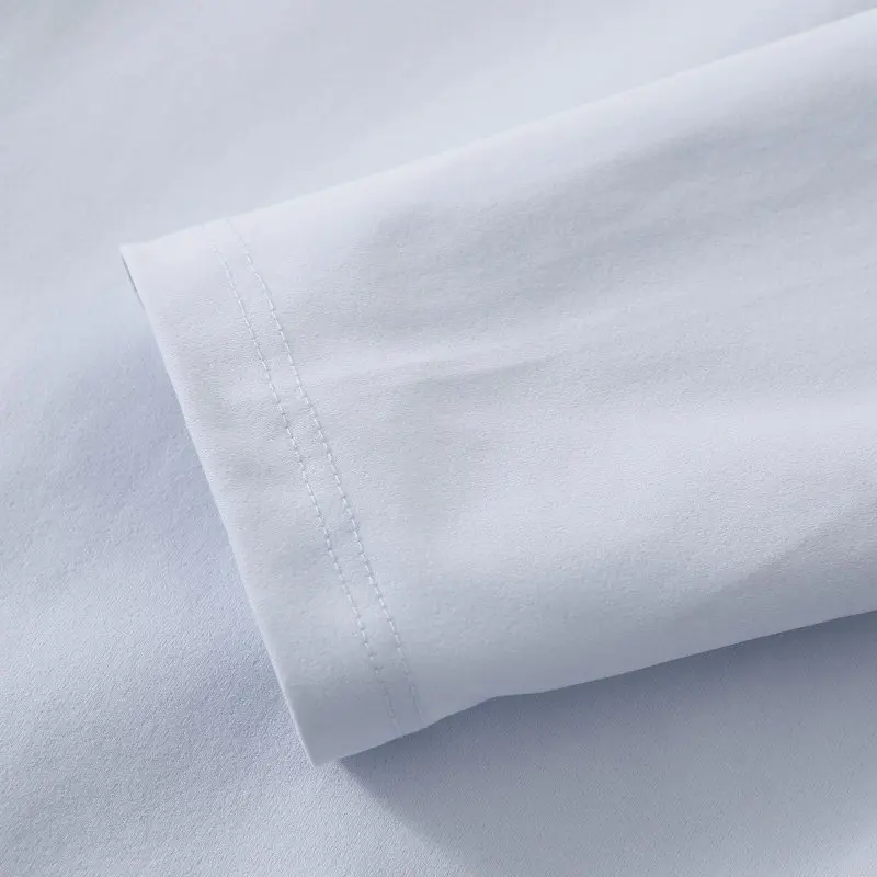 Herren-Outdoor-Langarmshirt für den Herbst - Schnelltrocknendes Rundhals-Oberteil mit Brusttasche mit Reißverschluss – Detail 24