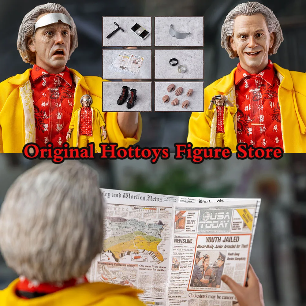 El mejor juguete de acción para coleccionistas: SaturnToys ST002 1/6 Escala, Figura de Soldado del Tiempo Dr. Emmett Brown