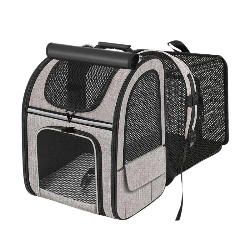 Cat Bag Outgoing Portable Lightweight Expandable Pet Outgoing Bag Small Dog Cat Travel Backpack Portable Pet Cat Bag