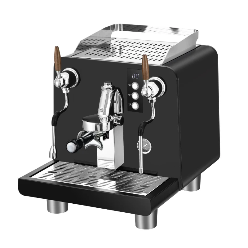 Professional Semi-Automatic Commercial Espresso Coffee Machine 2 Group Italian Cappuccino Stainless Steel 9 Bars Pressure Hotel