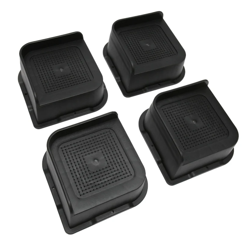 

Комплект из 4 подставок для мебели из АБС-пластика, L-образные, противоскользящие, для увеличения высоты стульев, столов, шкафов, диванов