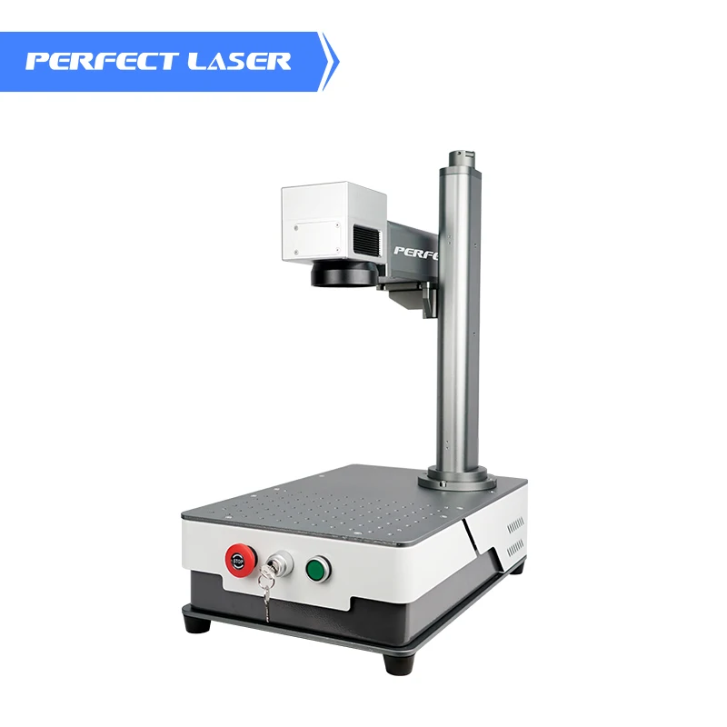 The perfect laser 30w mini portable fiber marking machine for stainless steel, carbon steel, plastic, aluminum