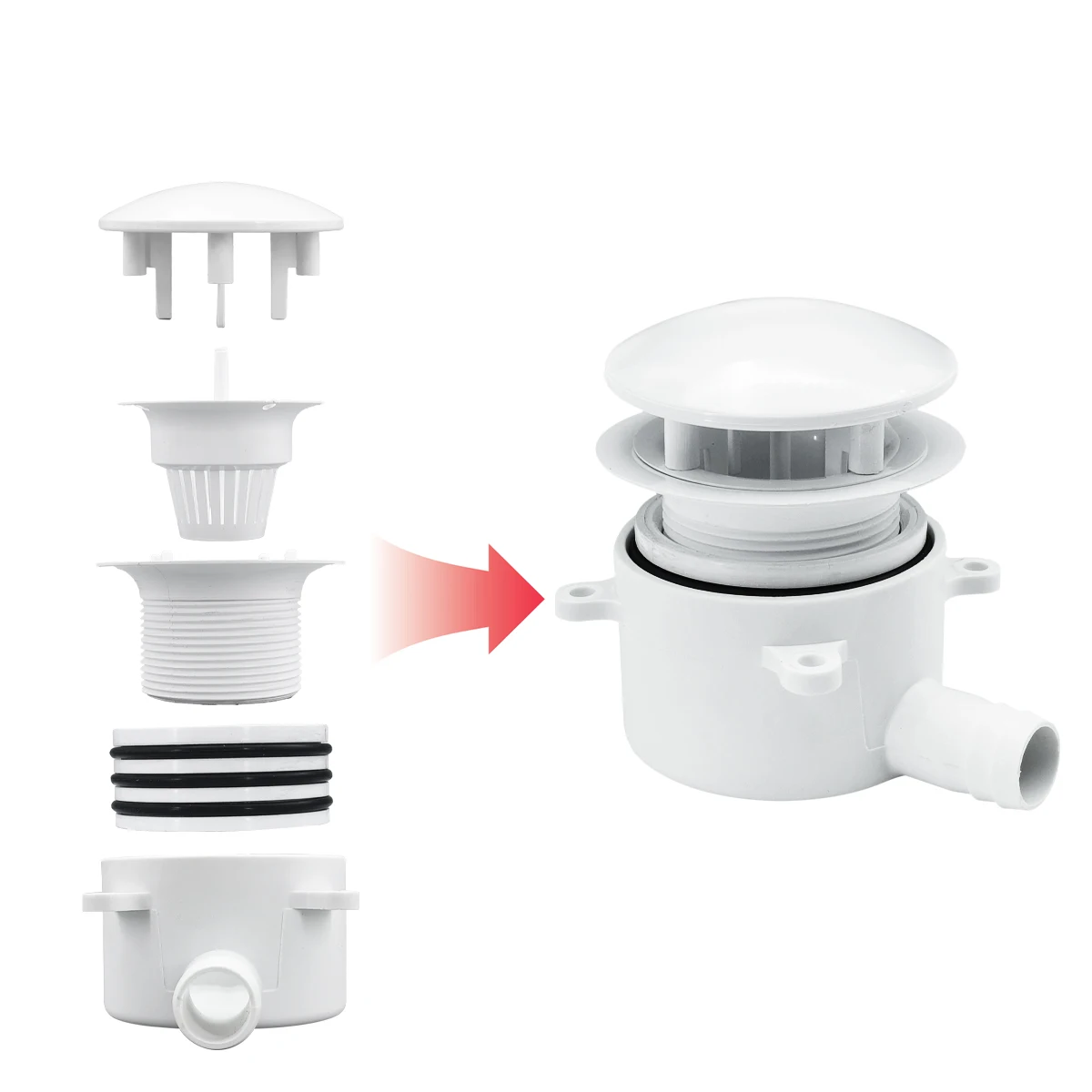 مجموعة شاشة تصفية المبصقة للأسنان - غطاء خرطوشة فلتر قمع بلاستيكي حوض زجاجي لقطع غيار كراسي وحدة طب الأسنان عن طريق الفم Den #6