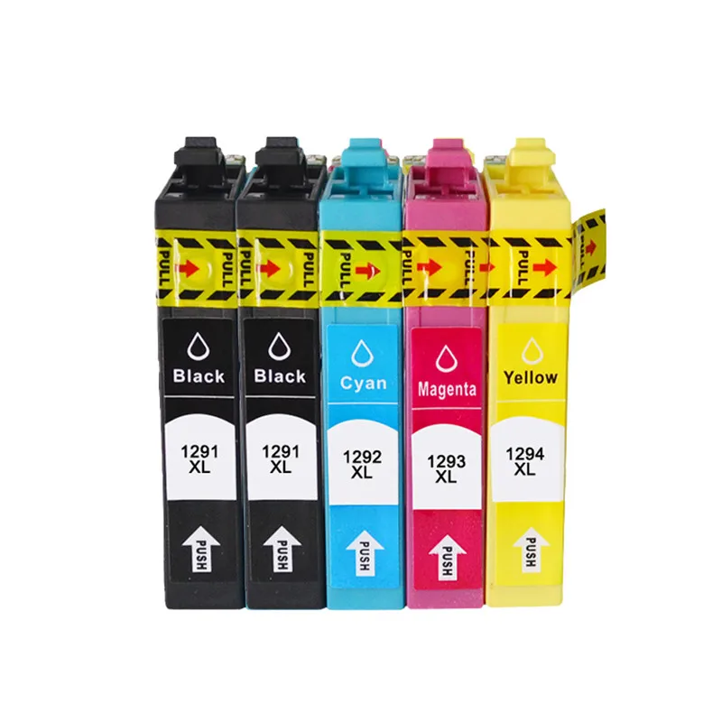 Compatible for Epson T1295 Ink Cartridge Replacement for T1291 T1292 T1293 T1294 SX435W SX235W WF-3520 WF-3540