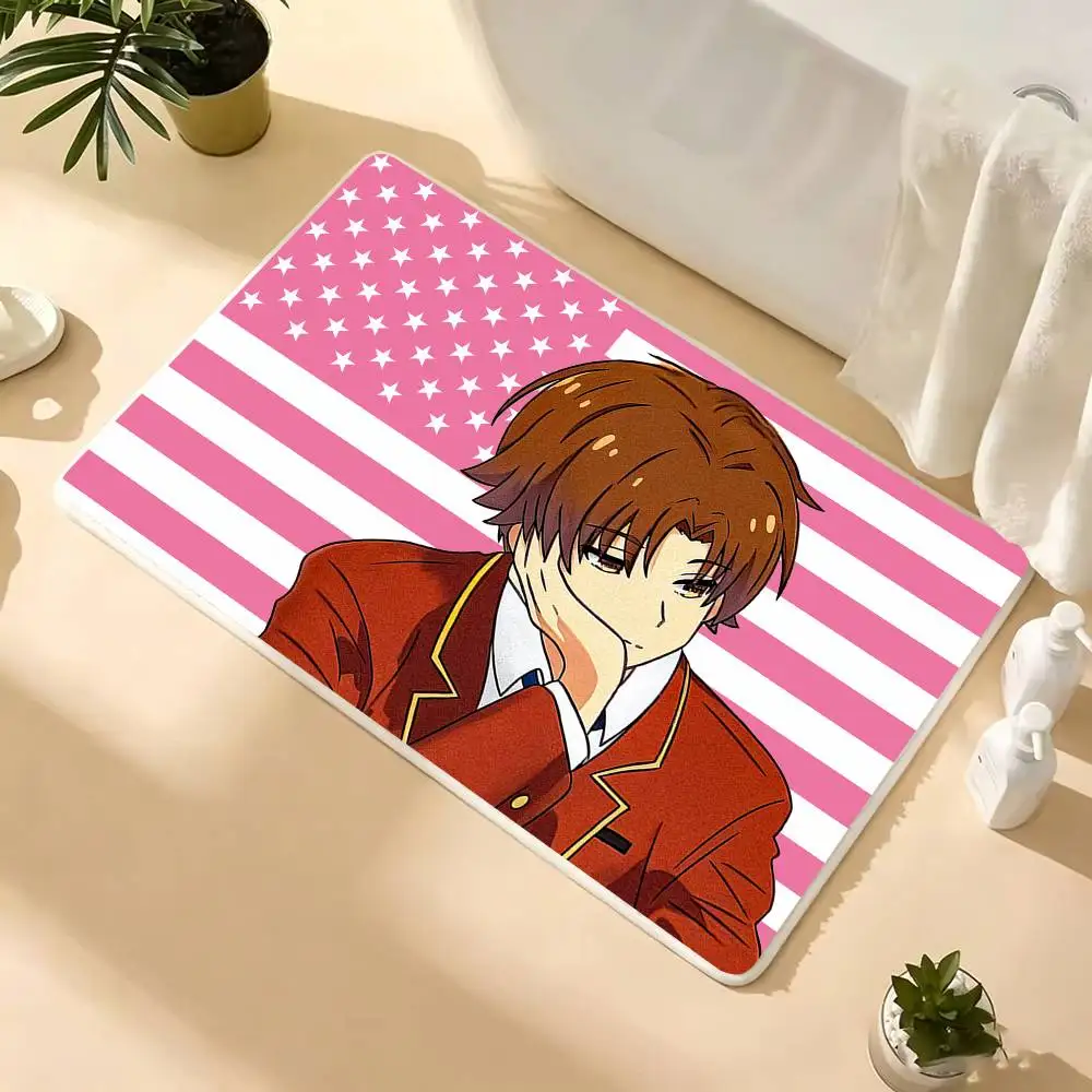 Anime C-Classroom of the Elite Floor Mat Rugs Soft Bedroom Floor Anti-skid Household Carpets