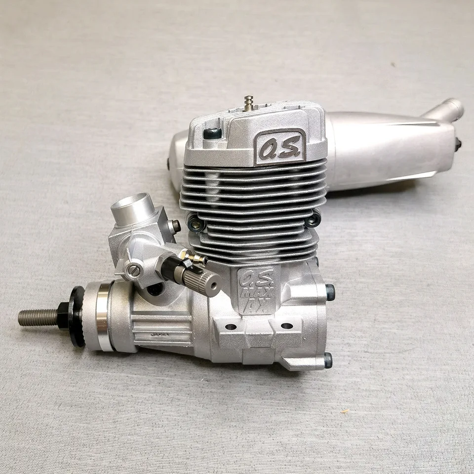 OS 15612 55AX Two-stroke Fixed-wing Nitro/Methanol Engine RC Model Airplane 46-50 Class Engine Power