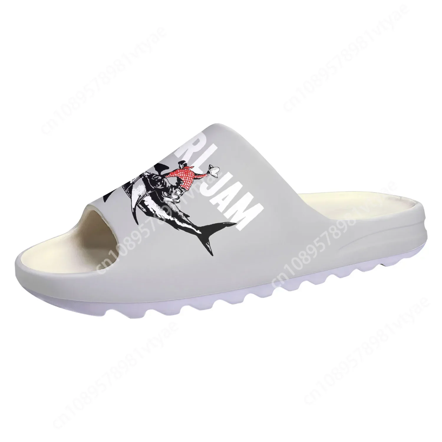 Pearl Jam Rock Band Soft Sole Sllipers Home Clogs Water Shoes Mens Womens Teenager Bathroom Beach Customize on Shit Sandals