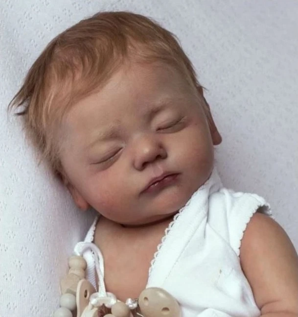 Zestaw DIY dla lalek Reborn Alessia, miękki w dotyku, NPK 20'', niedokończony, niepomalowany, świeży kolor, puste części.